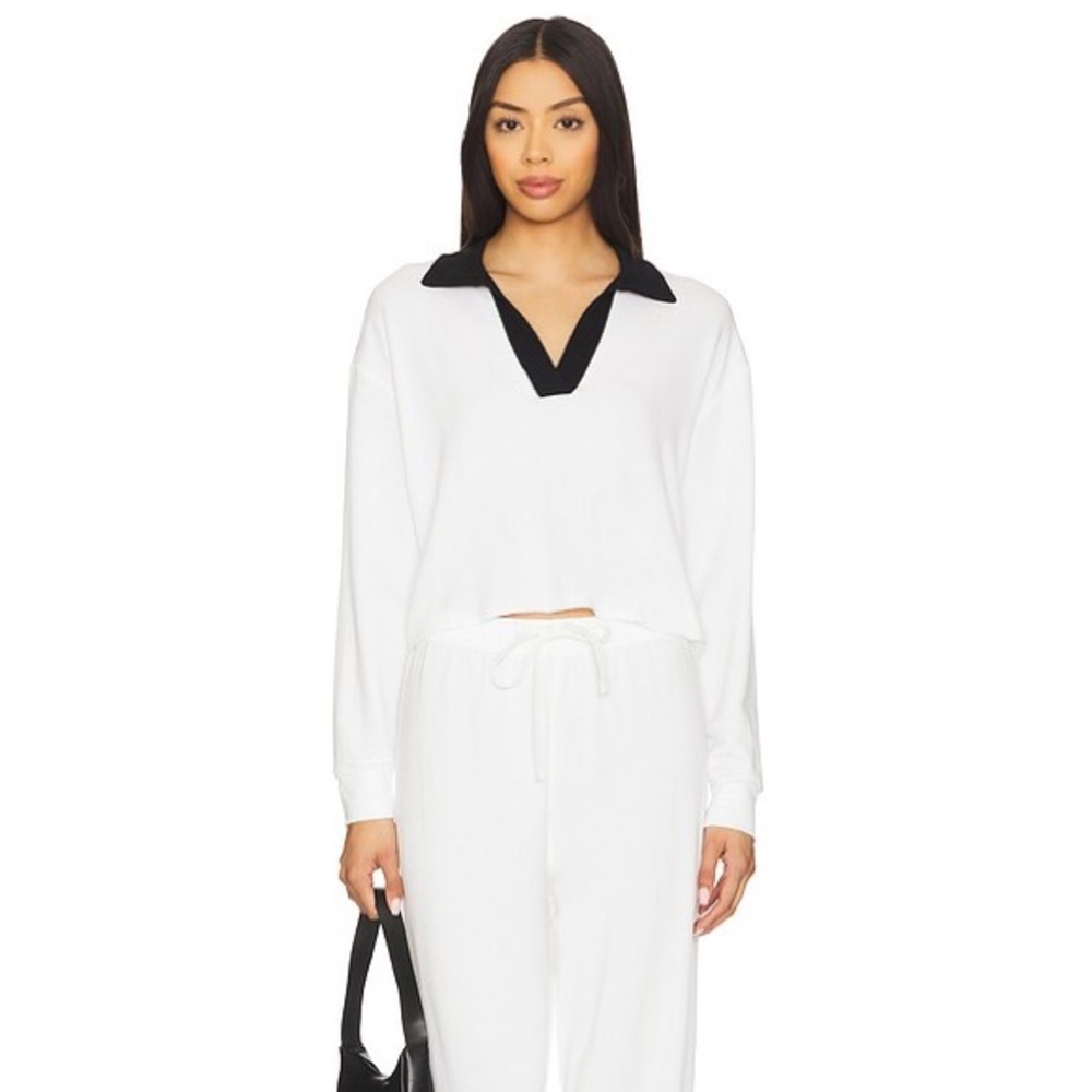 NWT Splits59 Joan Polo Sweatshirt Cropped Oversized size XS